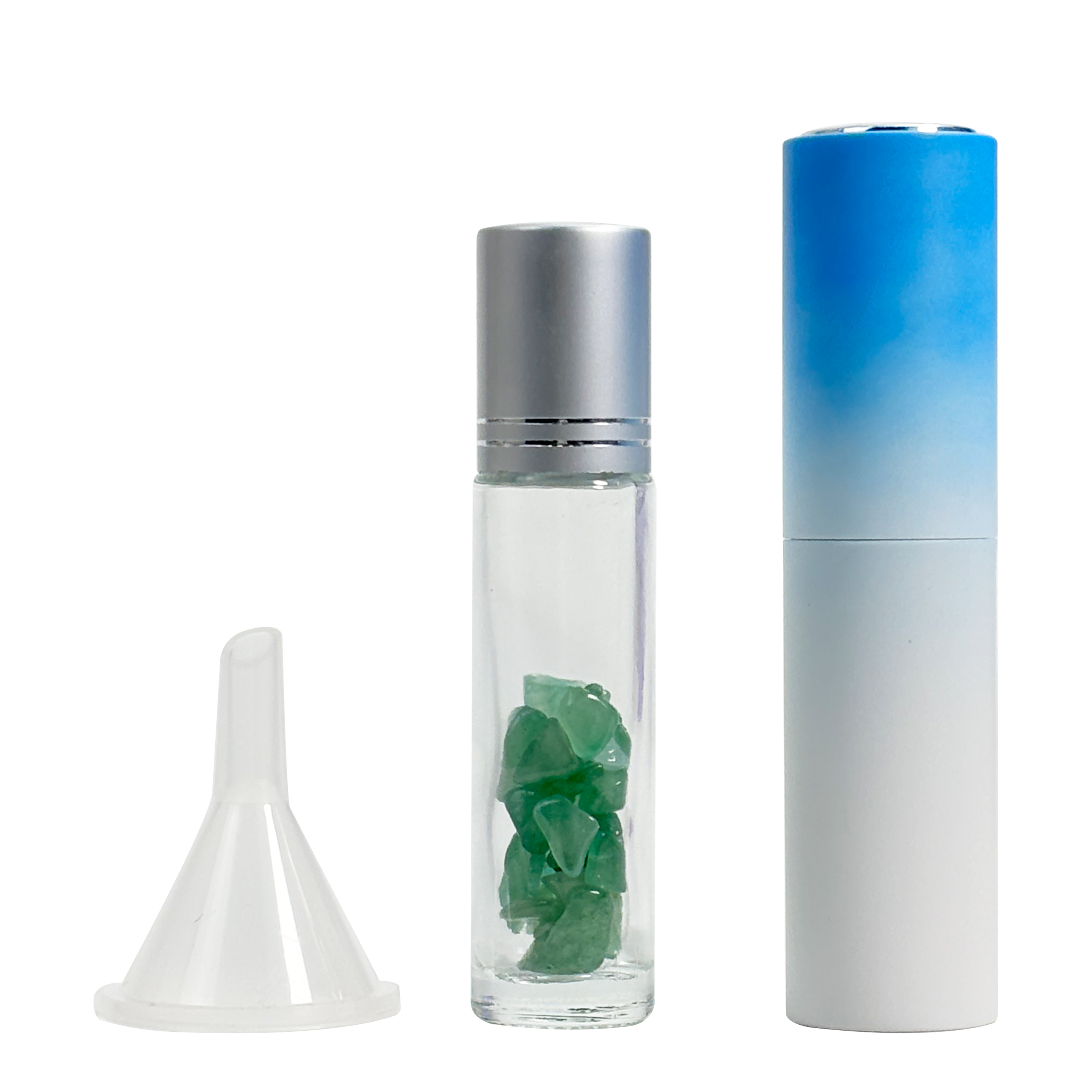 Glass Perfume Bottle and Roll-On Bottle Set with Filling Tools