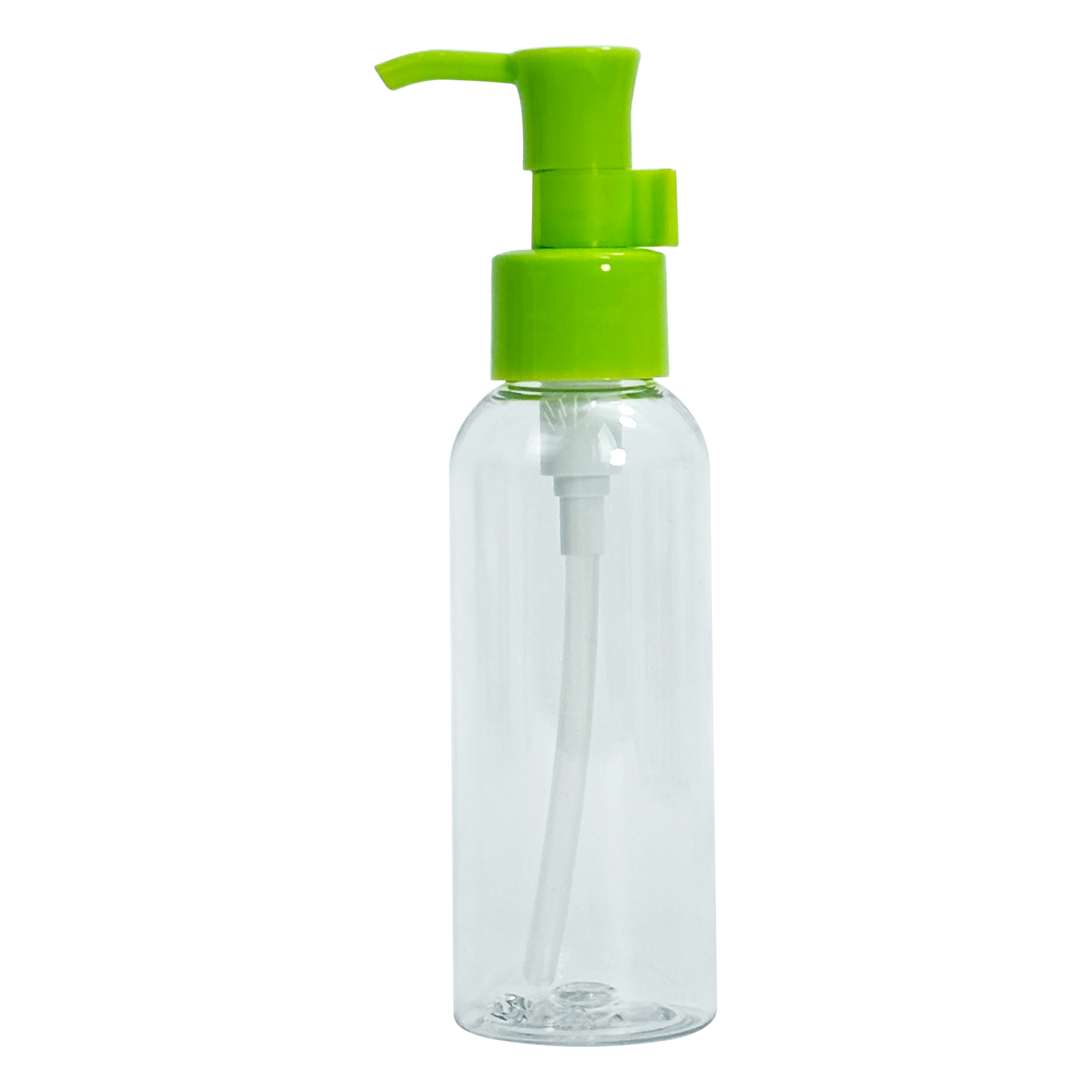 100ml Round Shoulder Transparent Lotion Pump Bottle