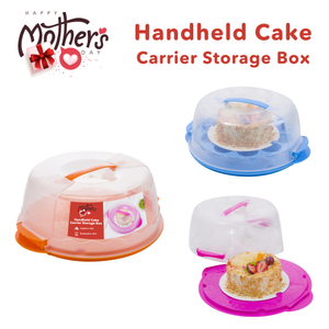 Handheld Cake Carrier Storage Box Portable Cake Storage Container with Handle