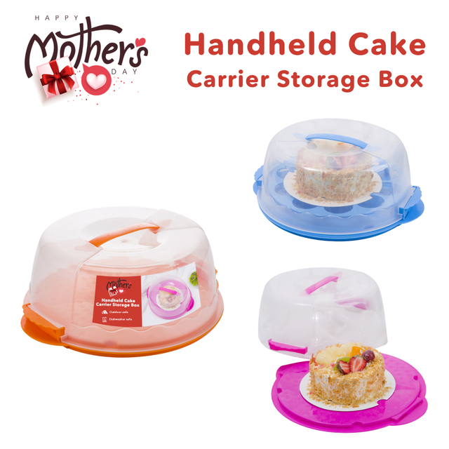 Handheld Cake Carrier Storage Box Portable Cake Storage Container with Handle