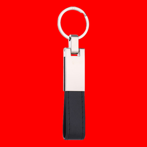 Leather And Metal Keychain Stylish Leather Key Holder