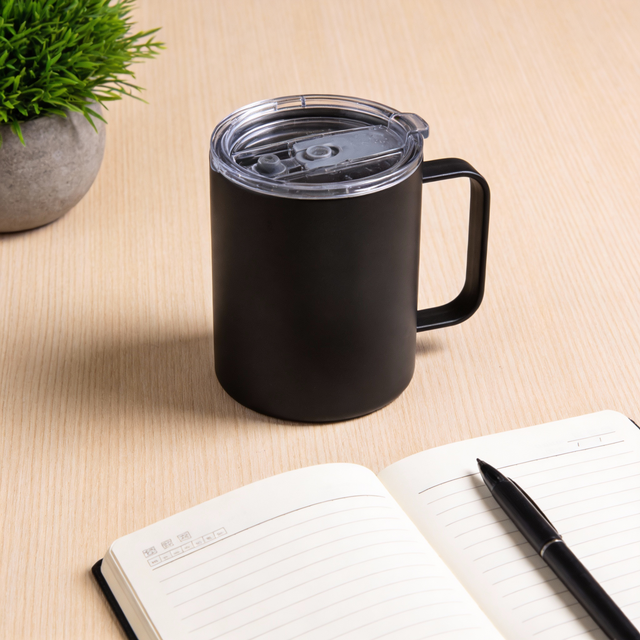 14oz Insulated Stainless Steel Mug with Handle