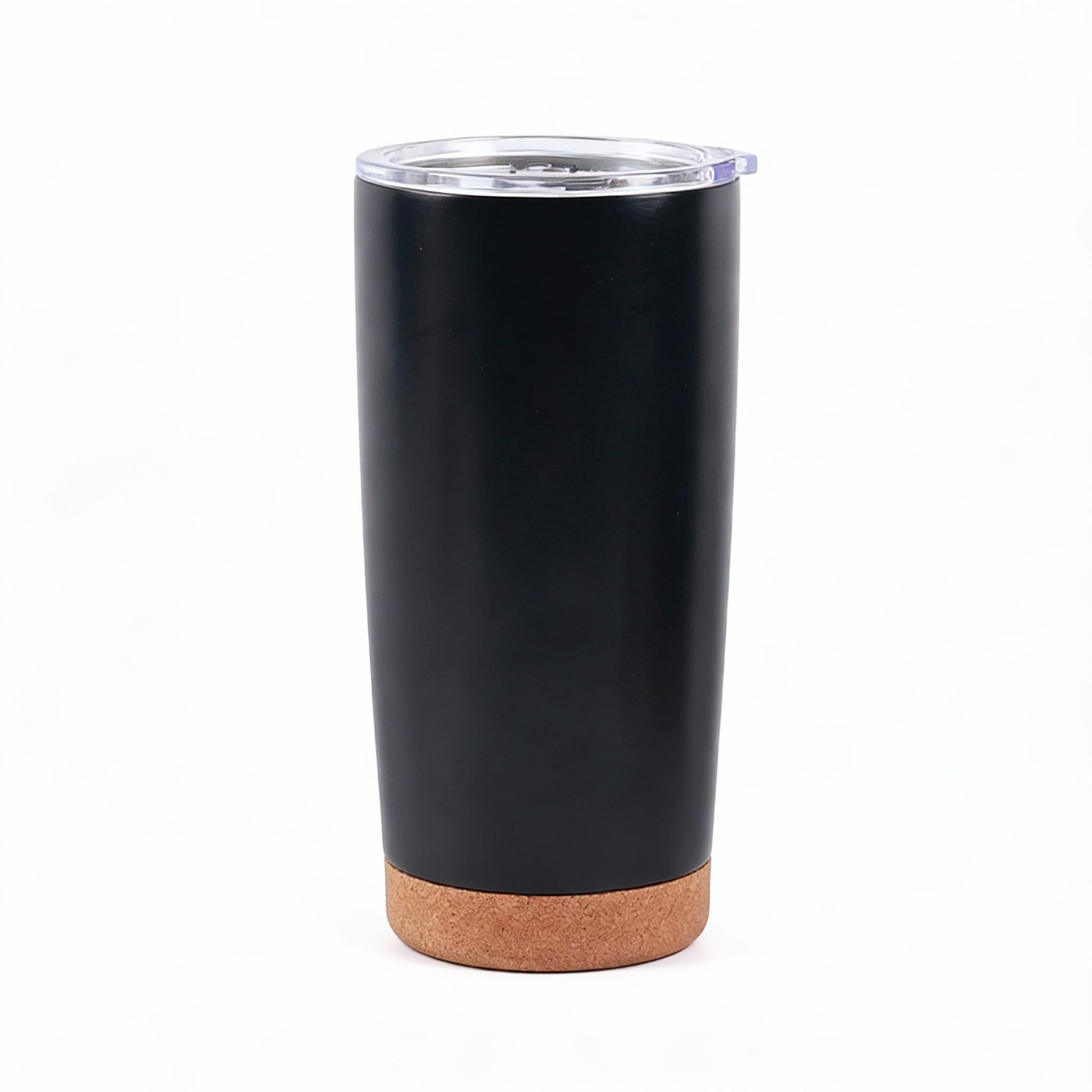 20oz Black Insulated Tumbler with Cork Base