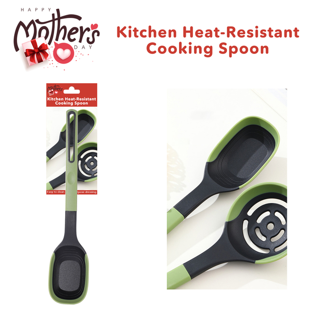 Heat-resistant Kitchen Cooking Spoon Non-stick Silicone Cooking Spoon