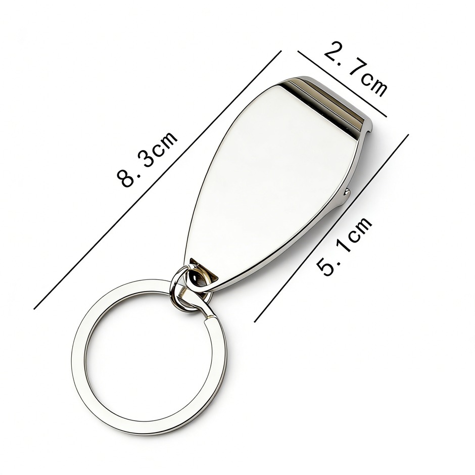 Teardrop Bottle Opener Keychain