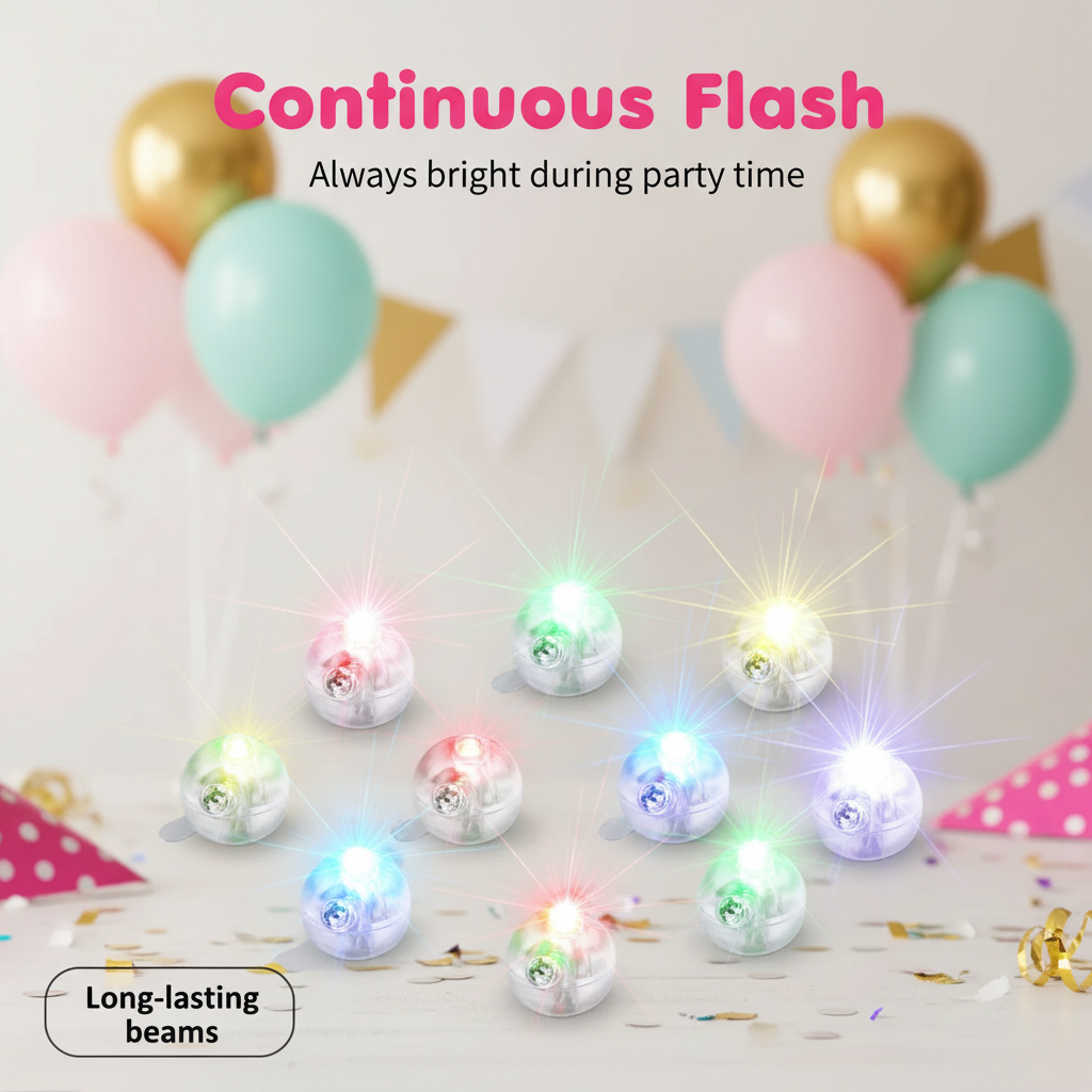 1.4CM Balloon Insert LED Lights Multi-color Party Balloon Lights