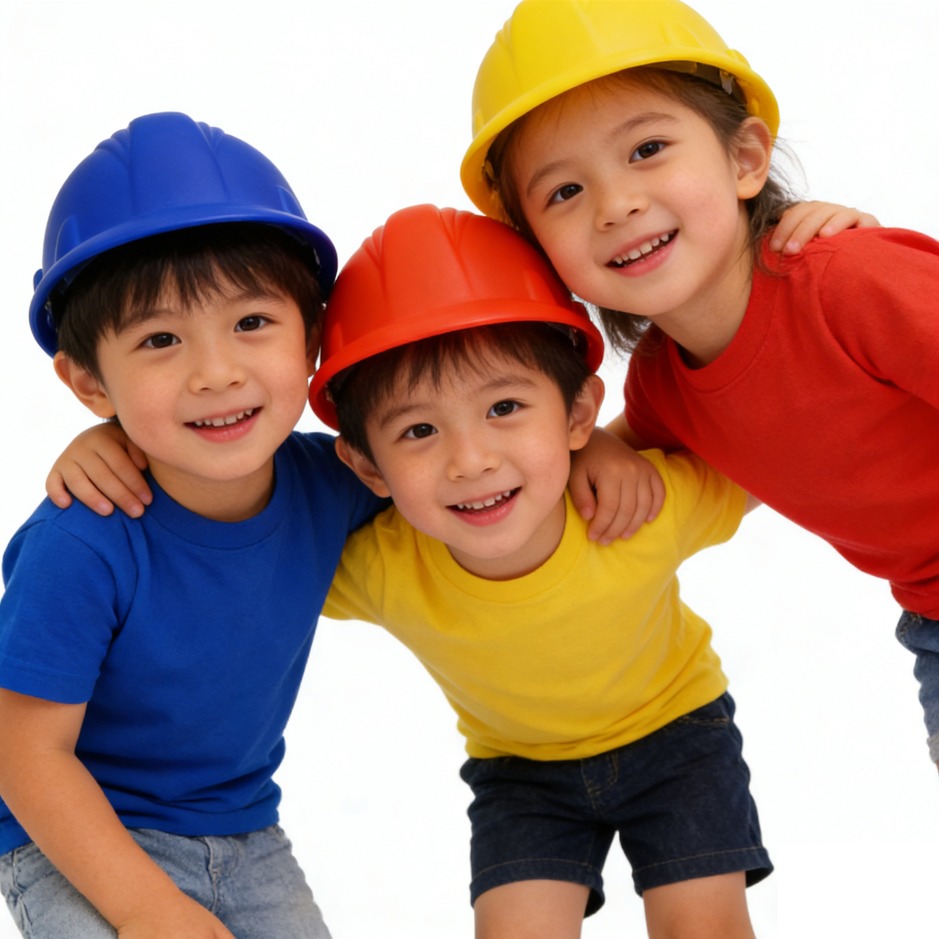 Kids' Foam Construction Helmet Toy