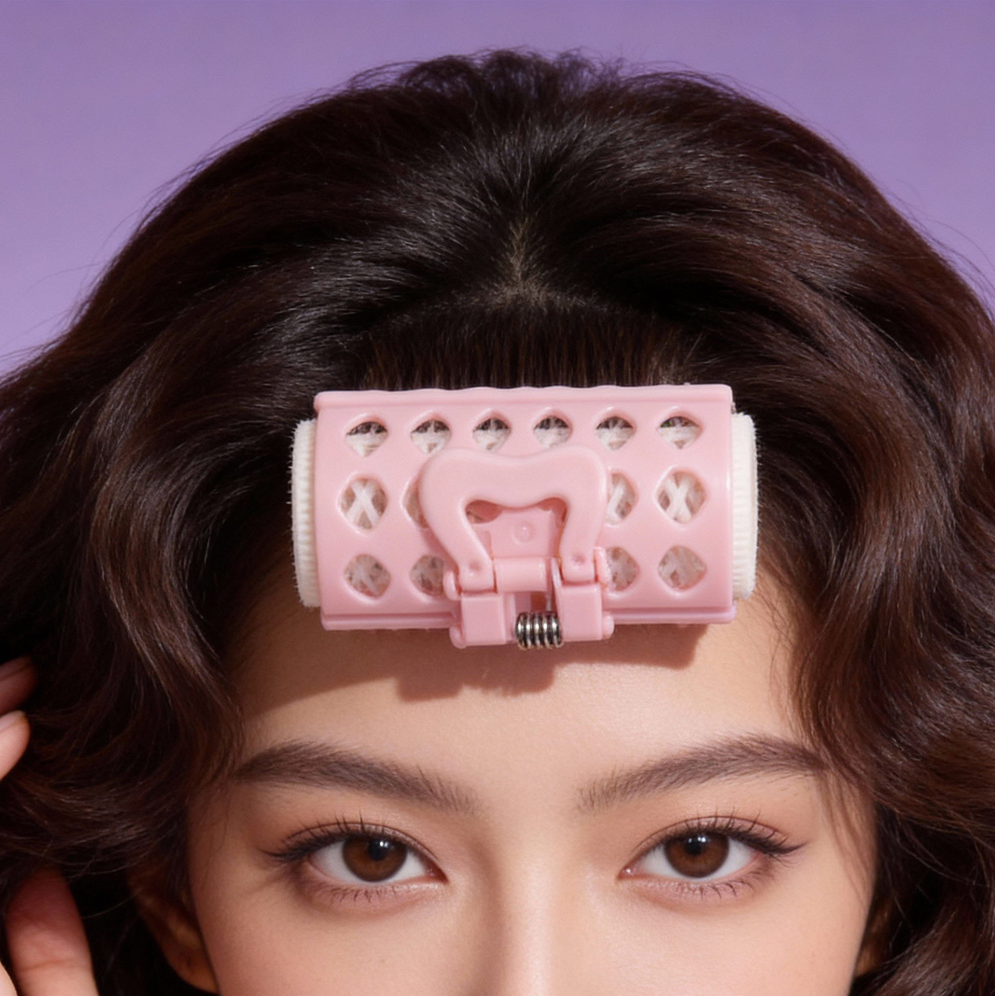 Set of 4 Bath Pouf & Hair Care Accessories