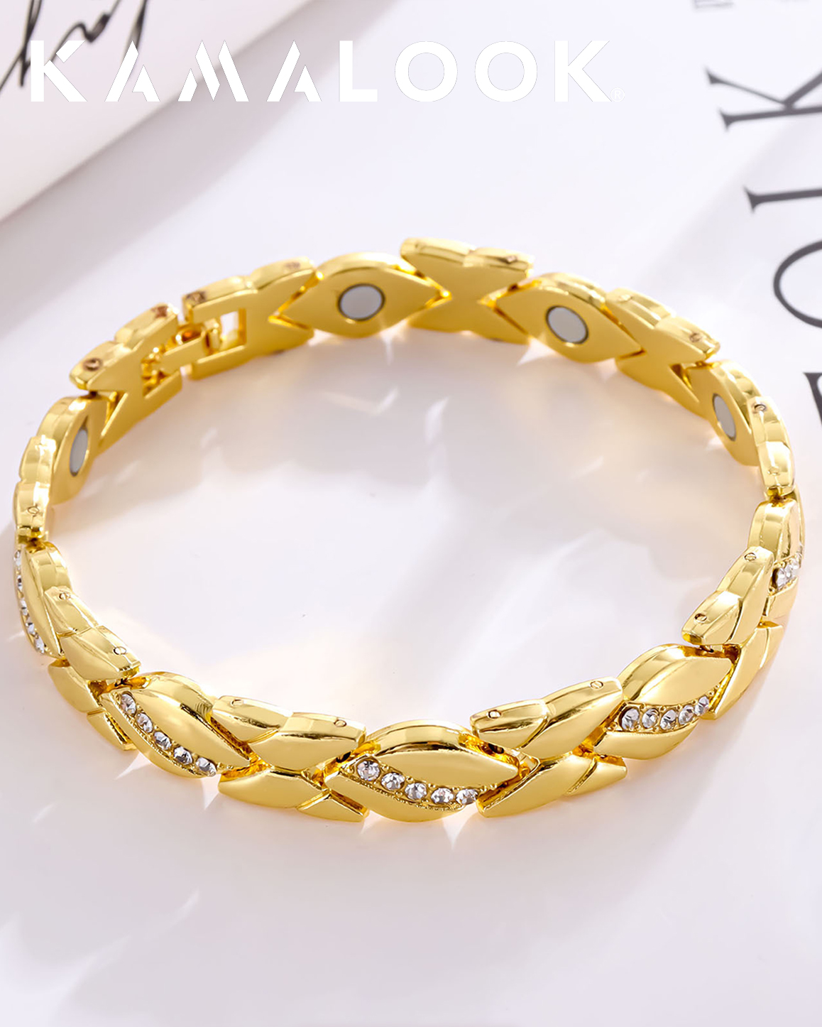 KAMALOOK Magnetic Therapy Bracelet for Women