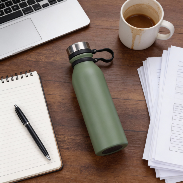 600ml Stainless Steel Water Bottle Multi-color Insulated Hydration Flask