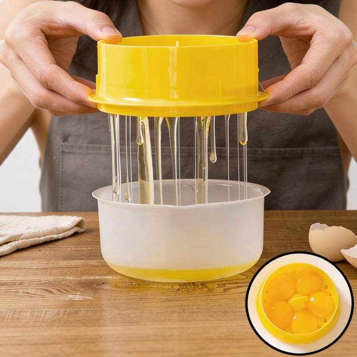 Egg Yolk Separator with Container