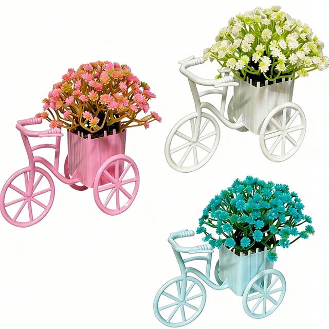 Artificial Flower Bicycle Decoration