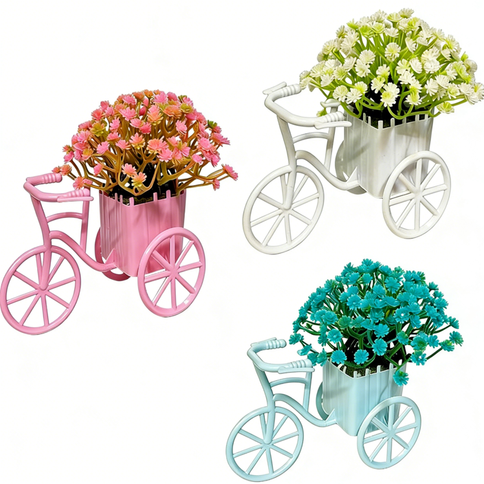 Artificial Flower Bicycle Decoration
