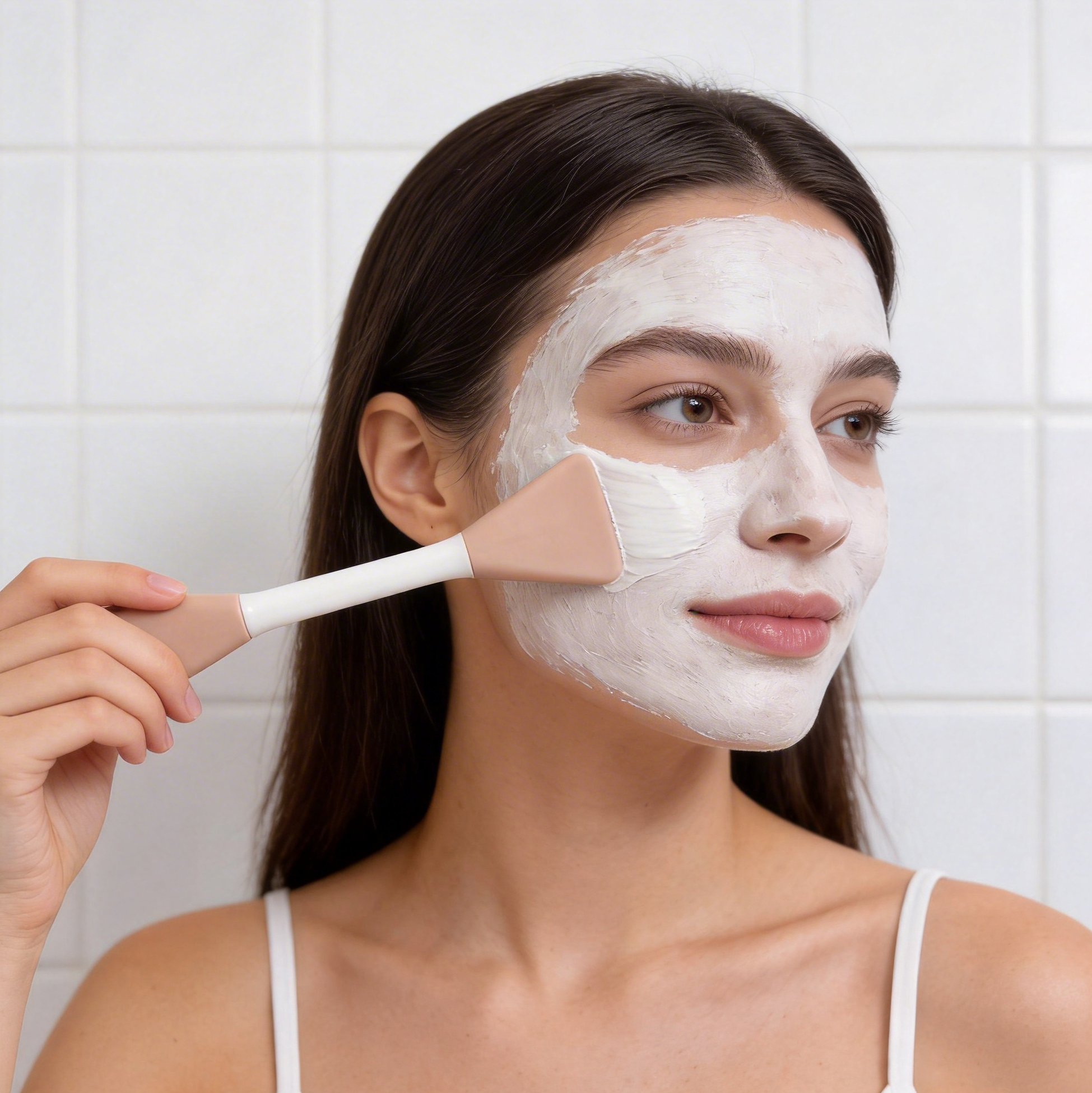 Dual-Ended Silicone Face Mask Brush