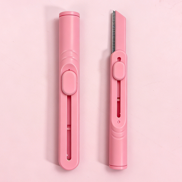 Retractable Push-Pull Eyebrow Razor for Women