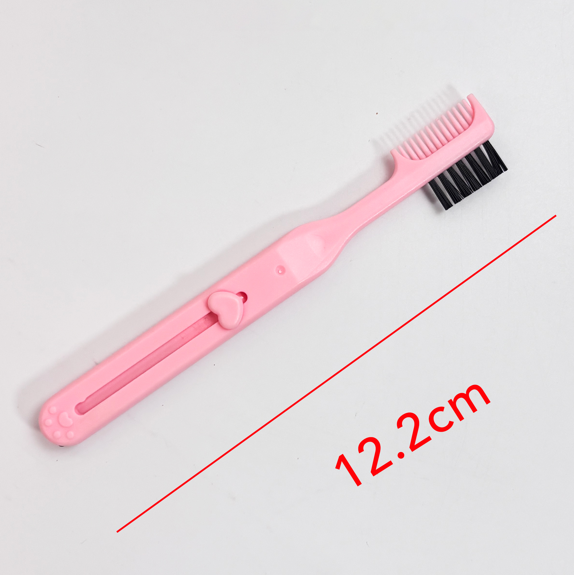 2-in-1 Retractable Eyebrow Razor & Grooming Brush