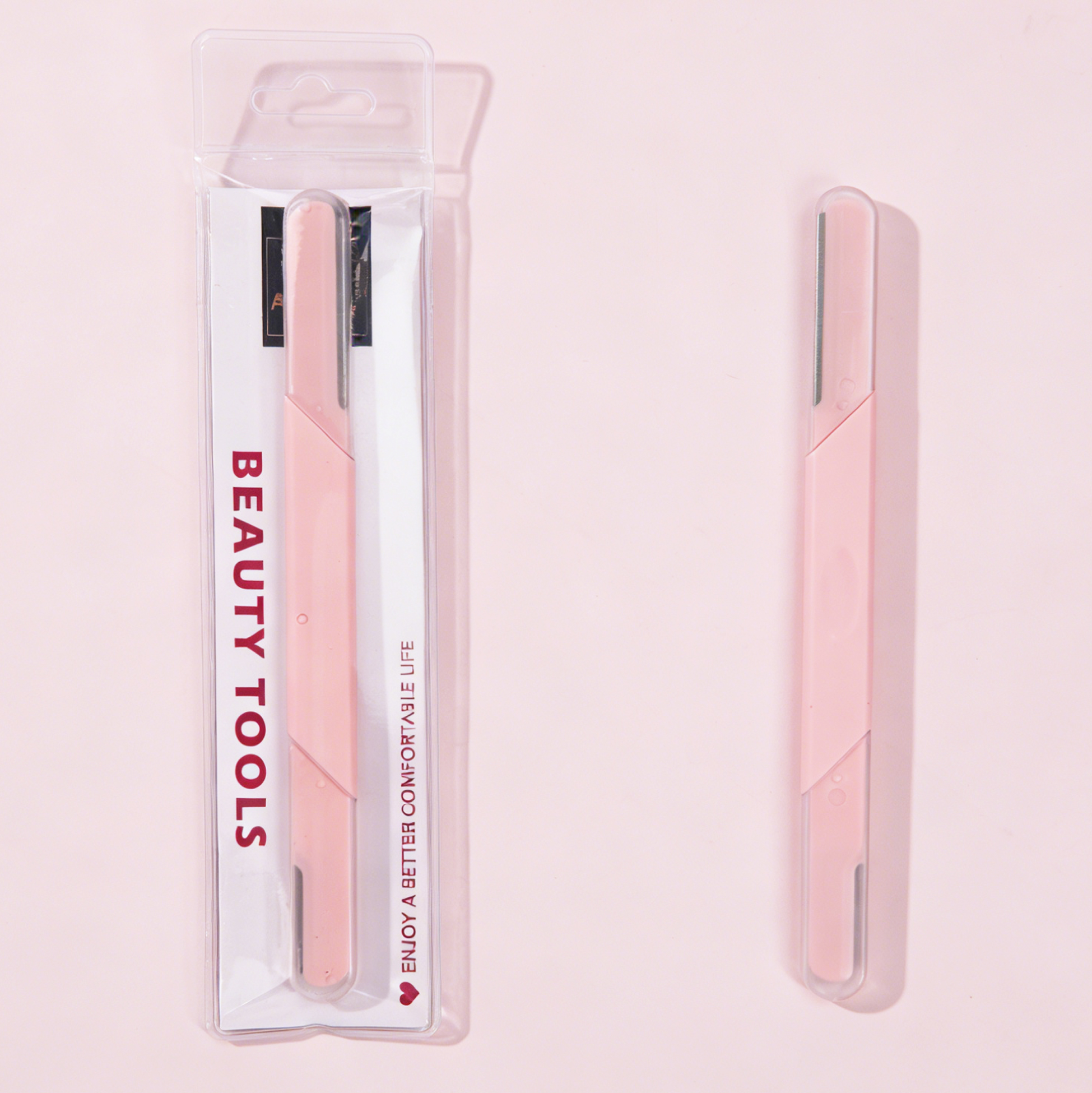 Sleek Double-Ended Eyebrow Razor for Women