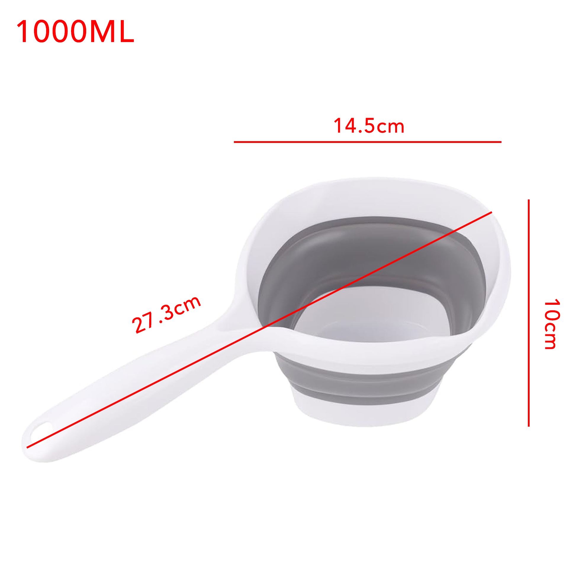 1L Collapsible Silicone Water Ladle