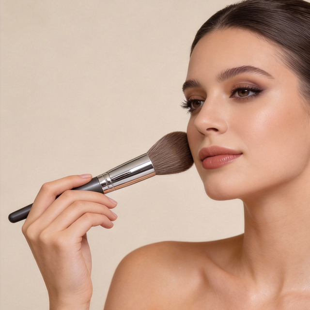 14-Piece Gunmetal Gray Makeup Brush Set