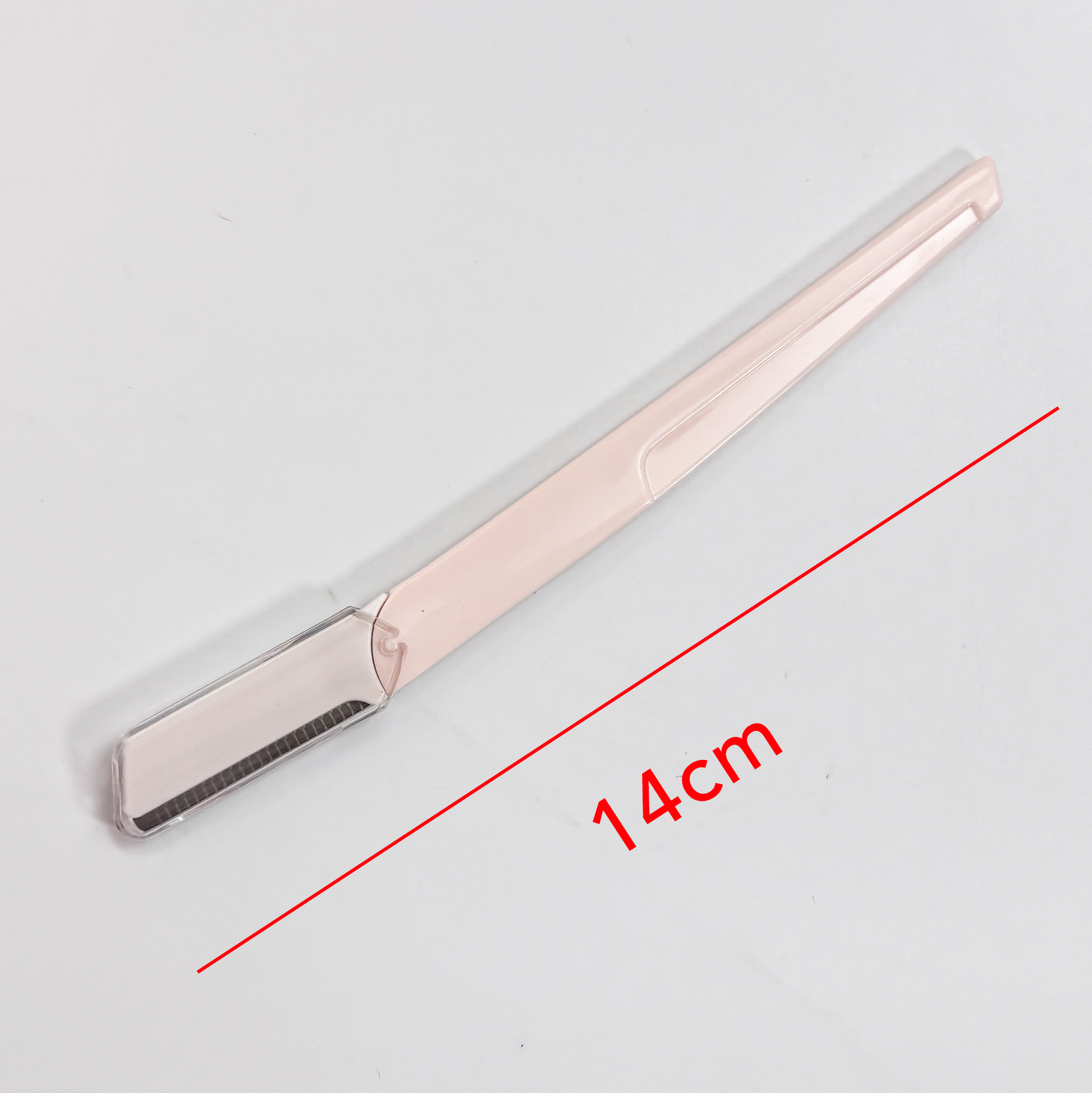 Sleek Flat Handle Eyebrow Razor for Women