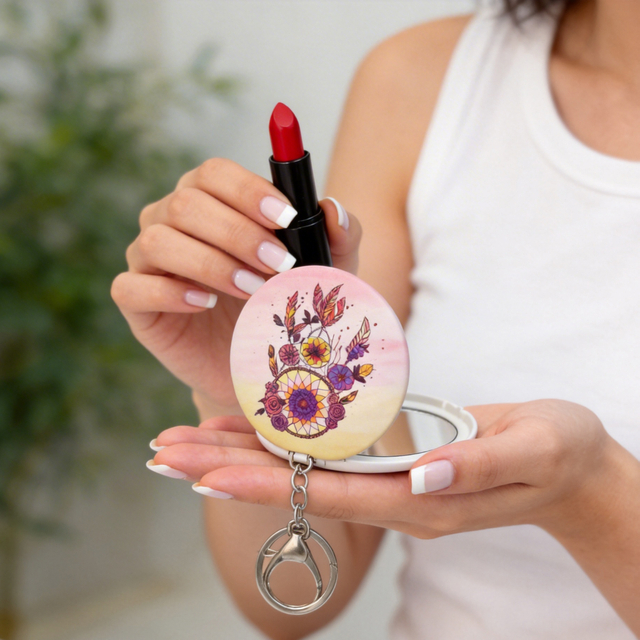 Dreamcatcher Print Compact Mirror