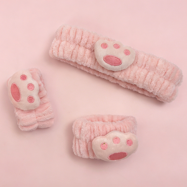 Pink Cat Paw Skincare Set