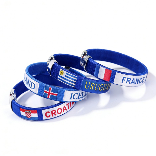 National Flag Wristband World Cup Fan Bracelet