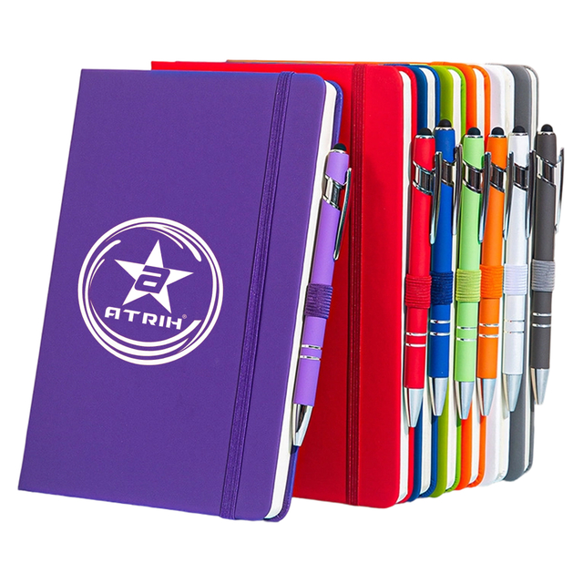 ATRIH Lined Journal Notebook with Pen Holder
