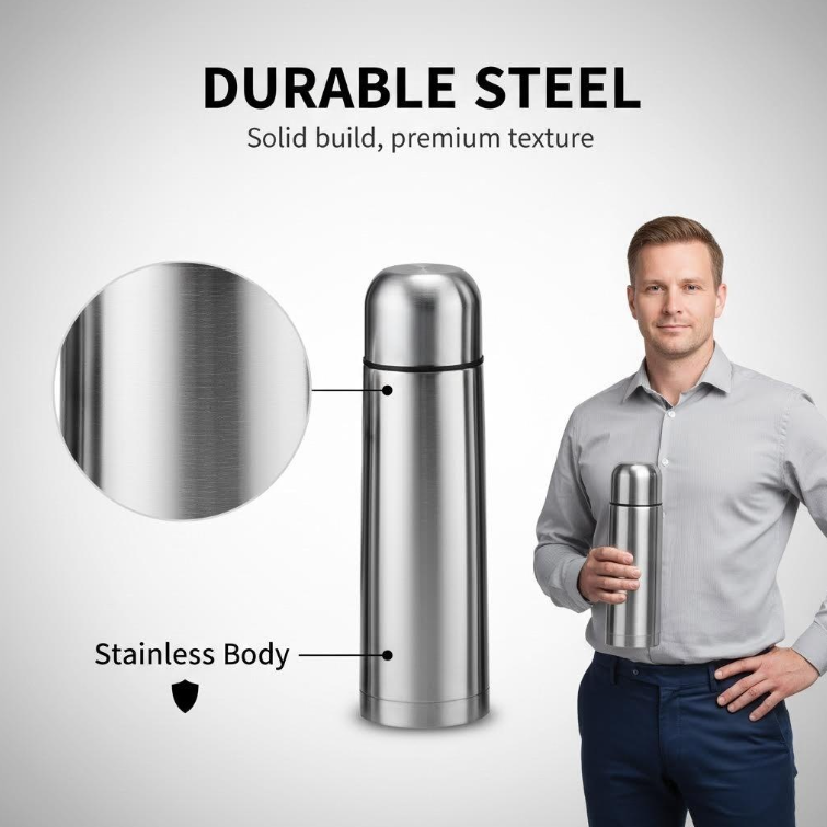 500ml Stainless Steel Vacuum Bottle