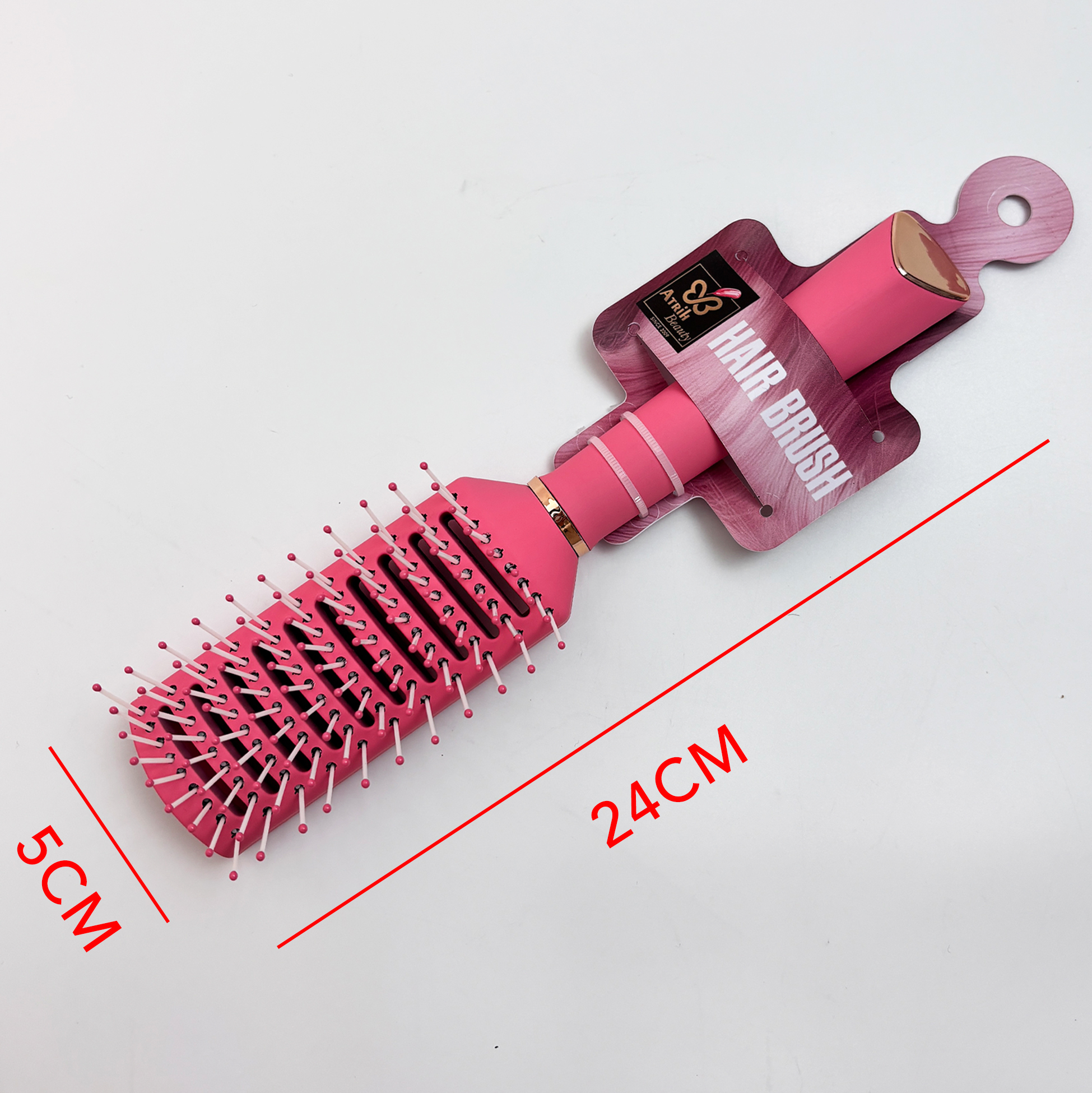 Rectangular Vented Hair Brush