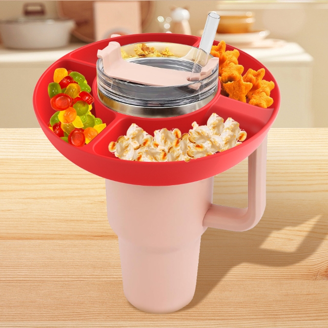 Silicone Snack Tray (fits 40 Oz Cup)