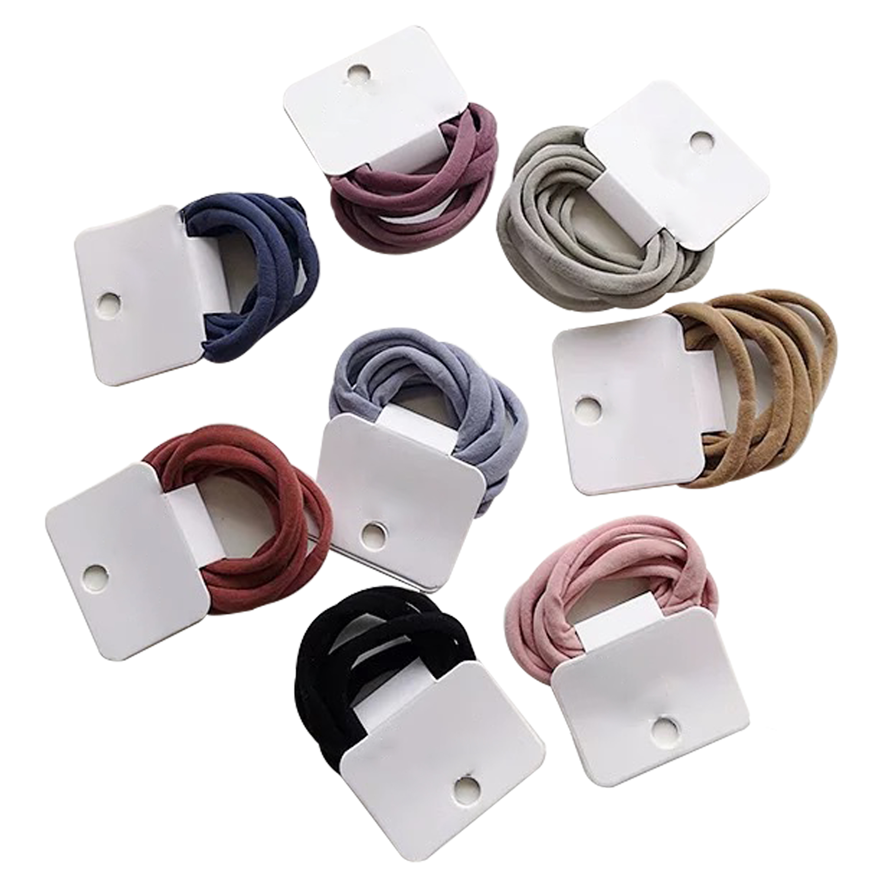 20-pcs Vibrant Multi-Color Hair Tie Band Set
