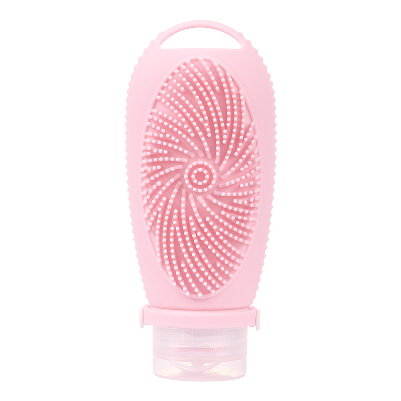 Silicone Travel Bottle with Soft Brush