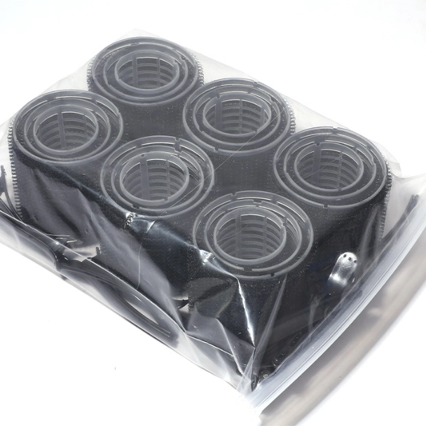 Classic Grip Plastic Hair Roller 6-Piece Set