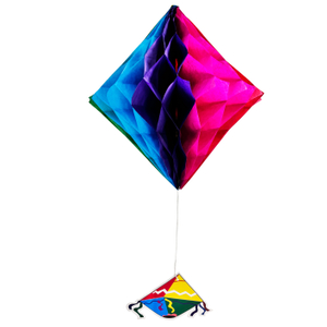 Rainbow Paper Lantern with Tassels