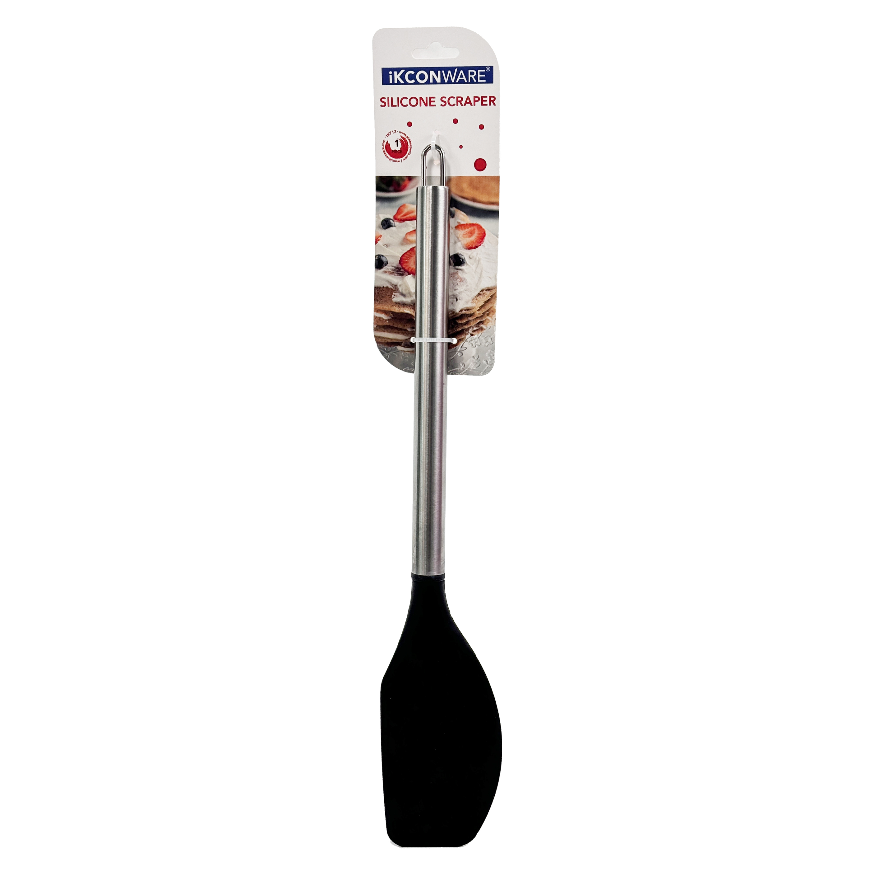 Stainless Steel Handle Silicone Scraper