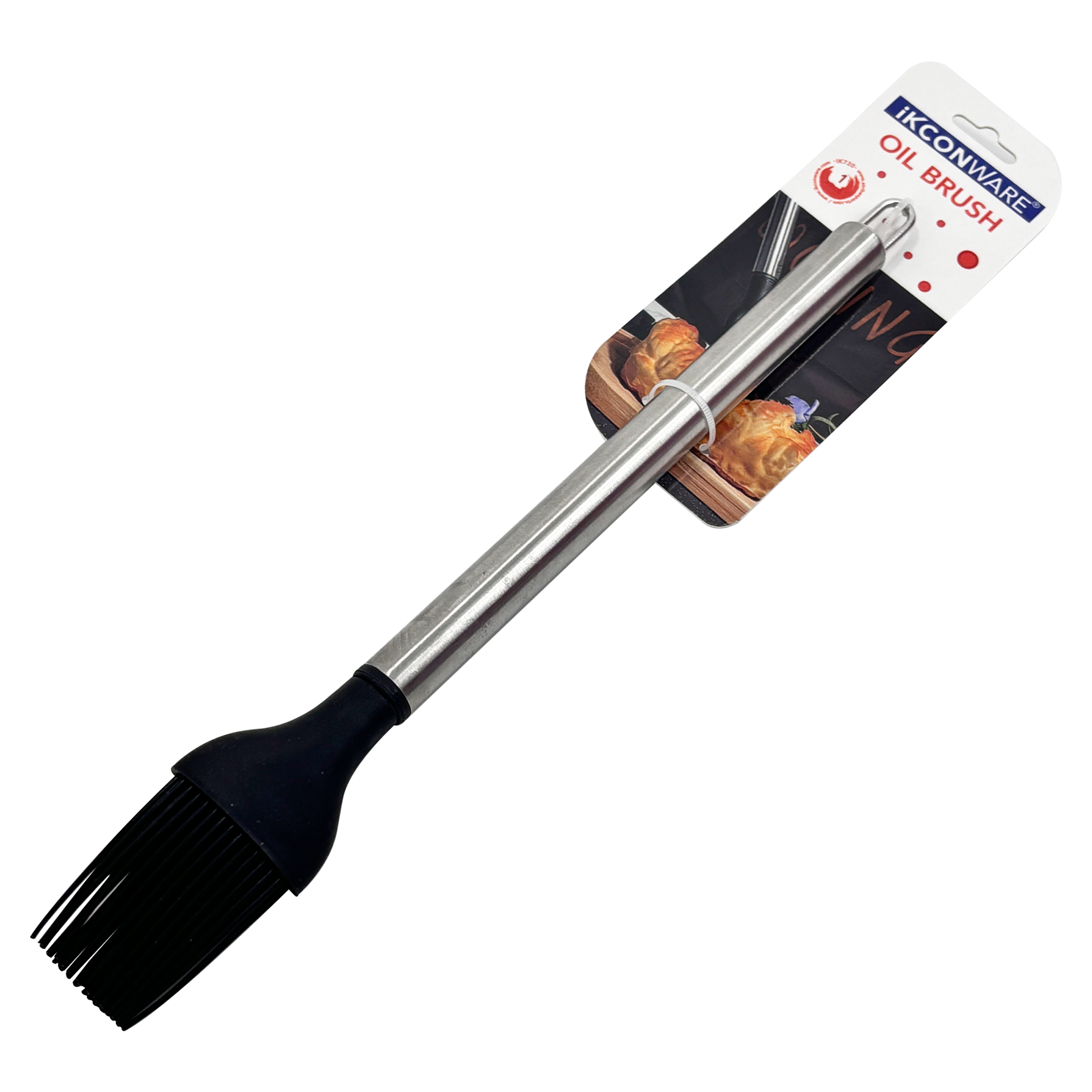 Stainless Steel Handle Silicone Oil Brush