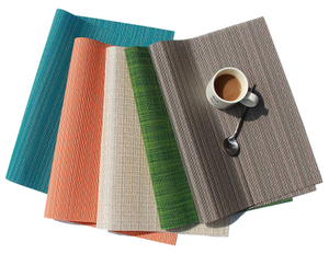 Teslin Placemats (4-Pack) – Heat-Resistant, Non-Slip, And Waterproof Table Mats for Kitchen, Dining, And Outdoor Tables