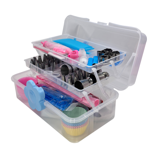 Foldable 3-Layer Storage Organizer for Baking Supplies – Durable And Portable Collapsible Storage Solution