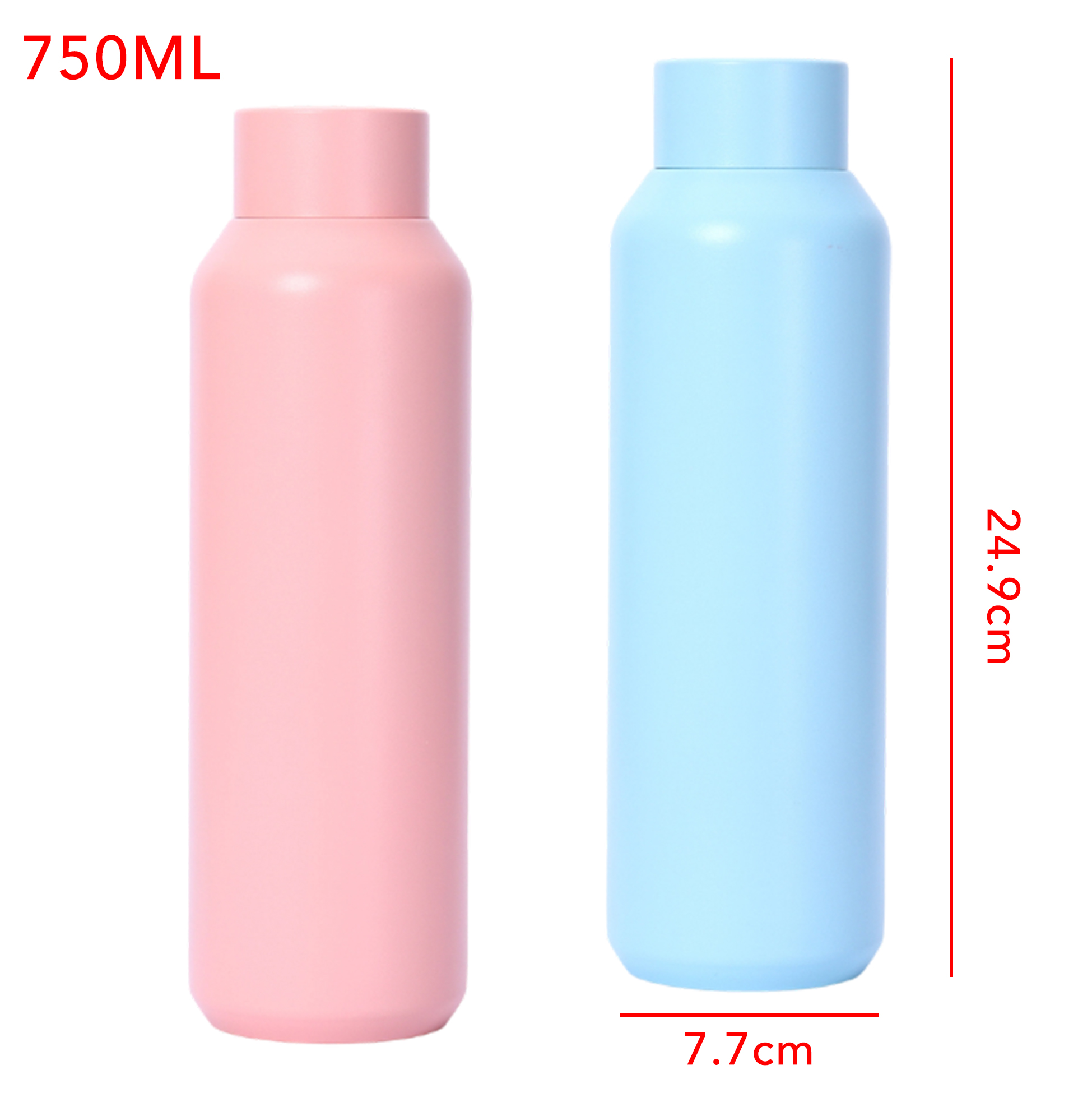 750ml Double Wall Vacuum Insulated Leakproof Travel Bottle