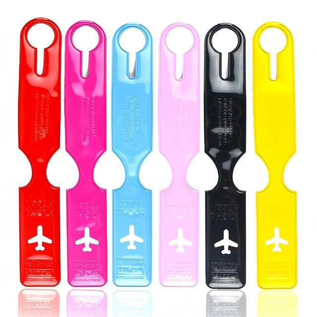 Colorful Plastic Luggage Tags
