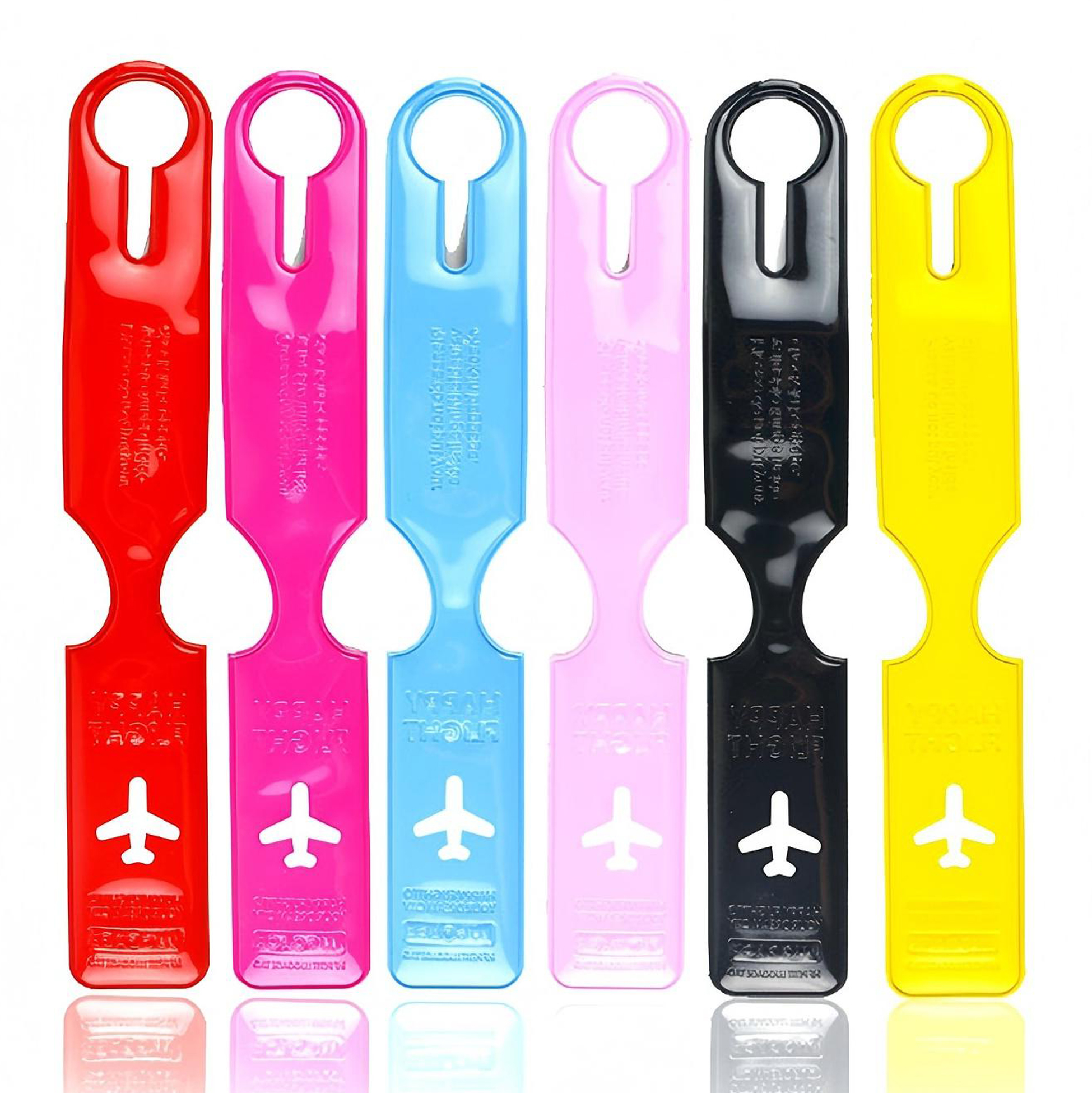 Colorful Plastic Luggage Tags