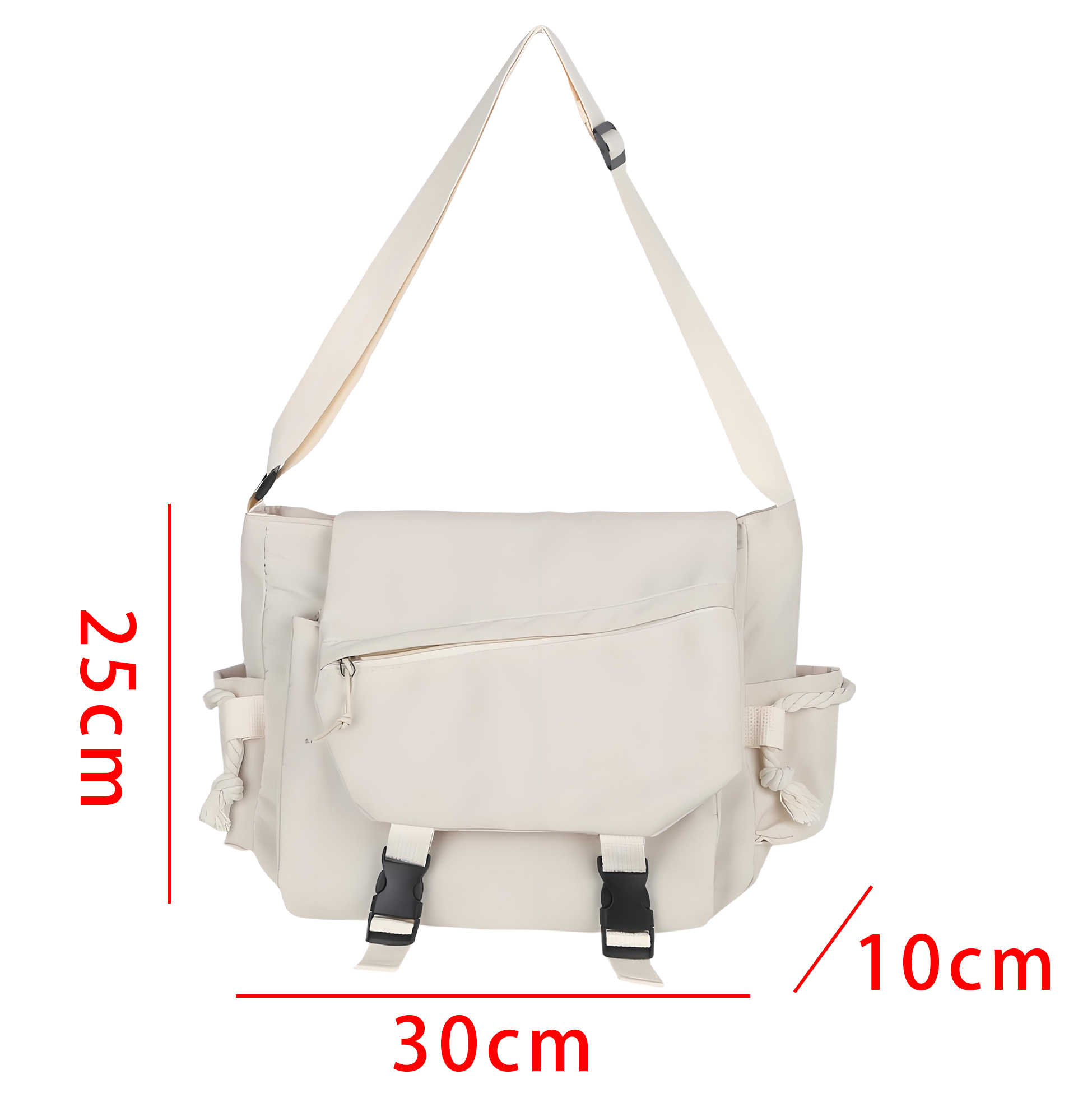 Light Blue Crossbody Messenger Bag