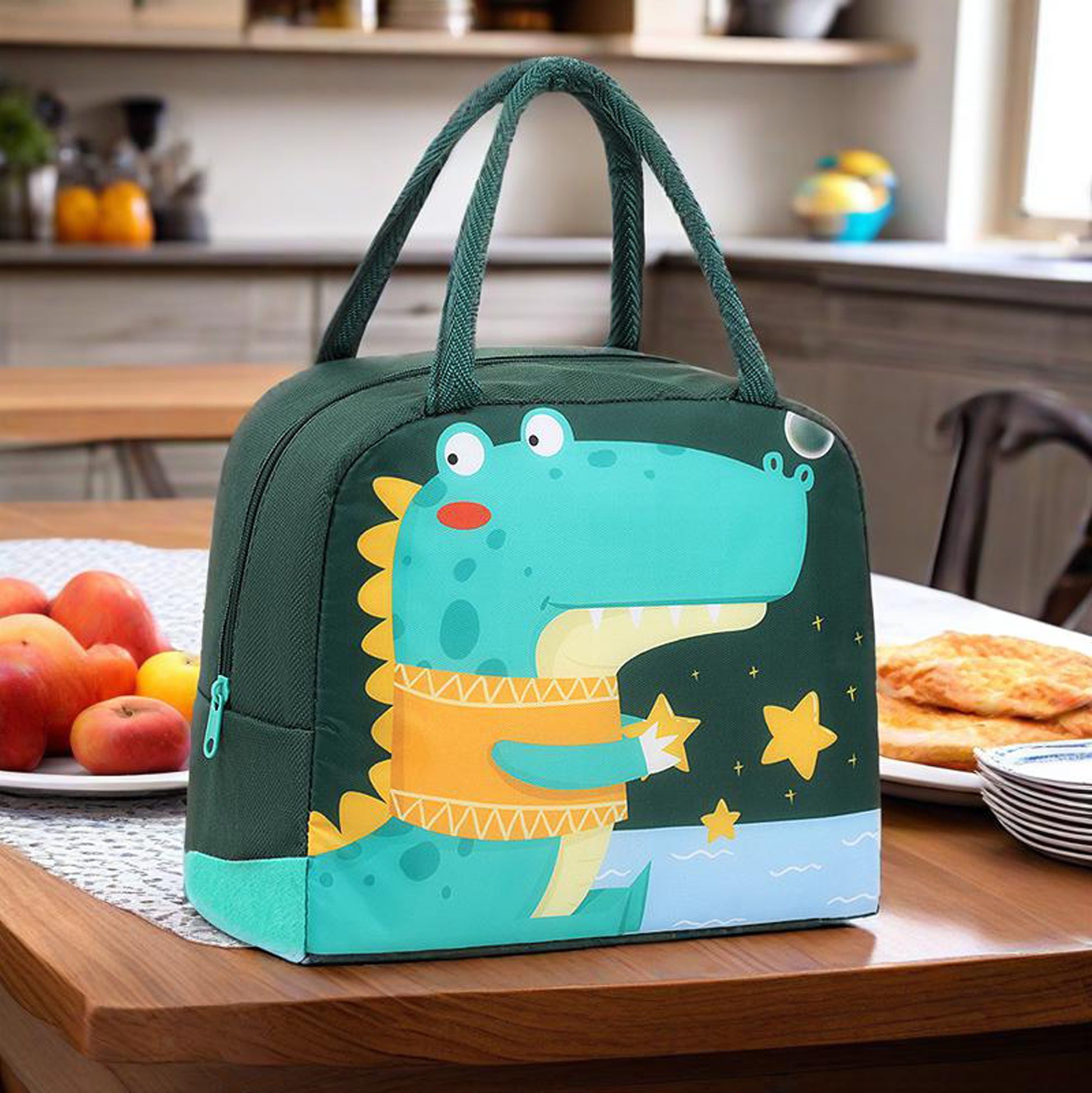 Crocodile Themed Kids Lunch Bag