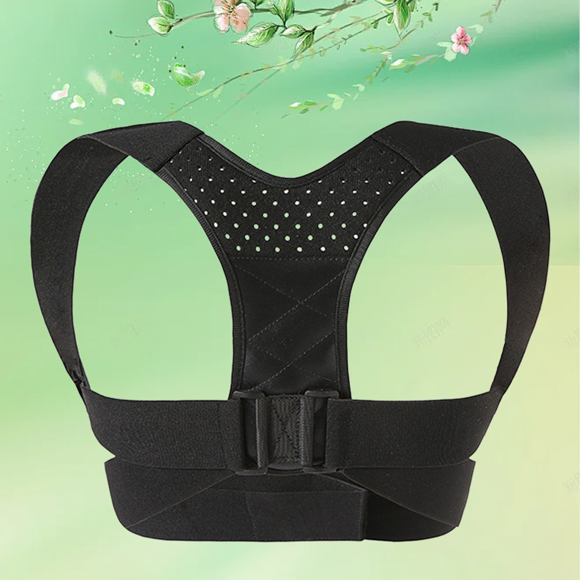 Athletic Inspired Black Posture Corrector 