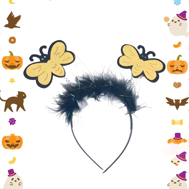 Butterfly Feather Headband