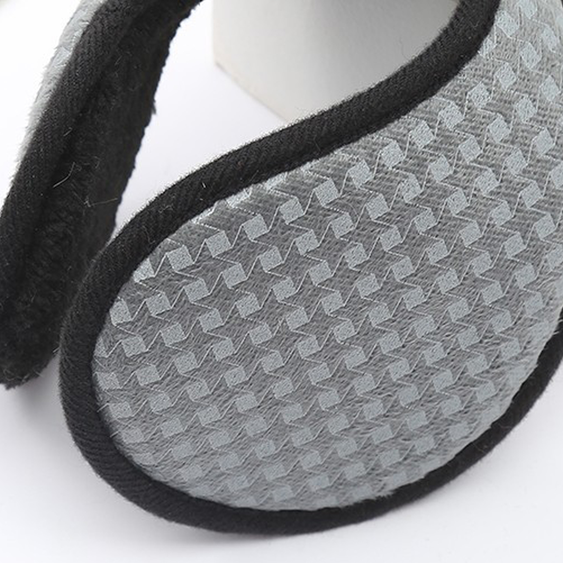 Check Design Fleece Ear Warmers