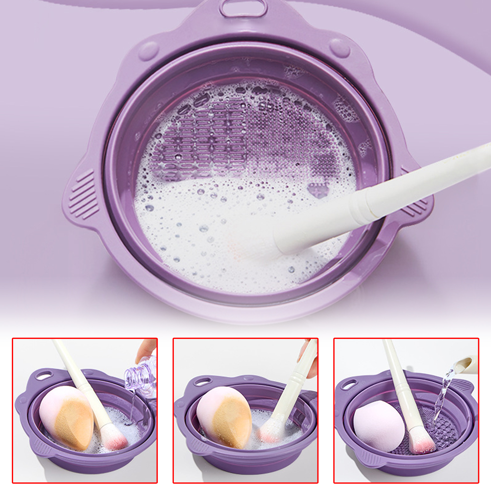 Silicone Makeup Brush Scrubber Mat