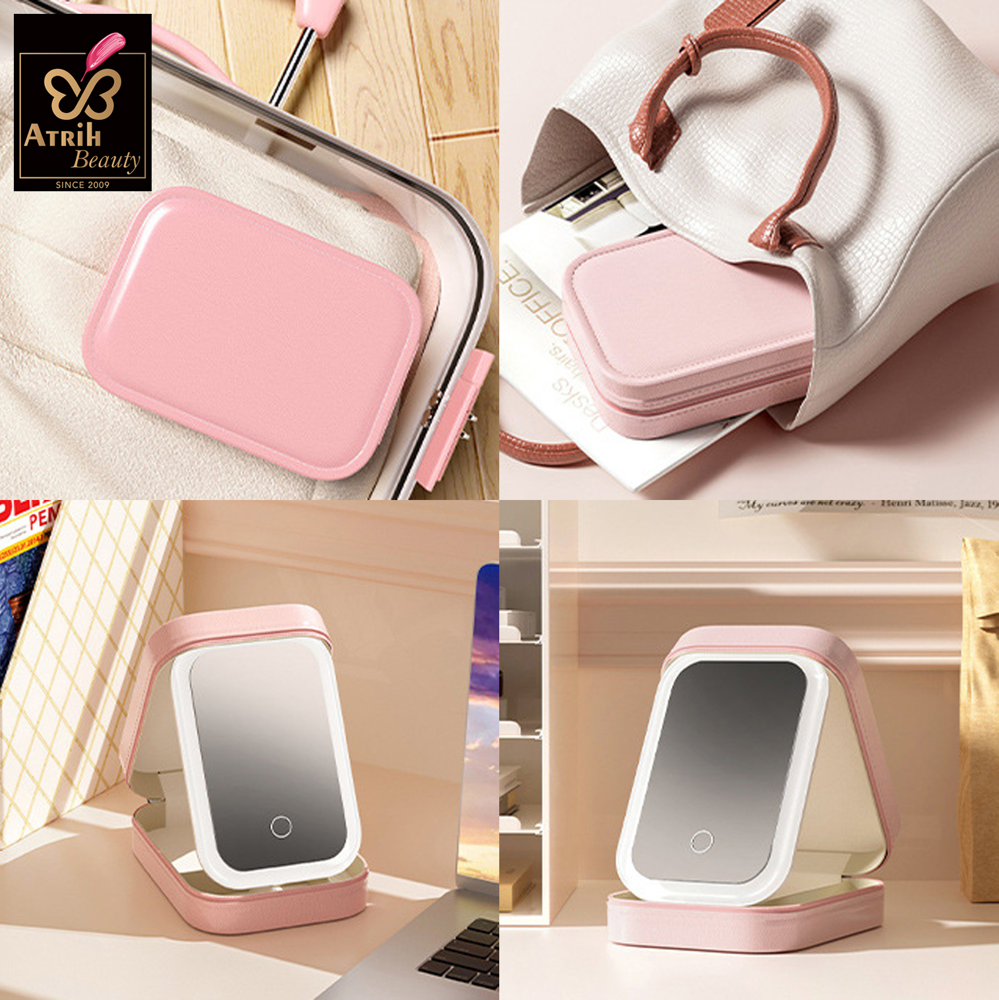 Portable LED Makeup Vanity Case 