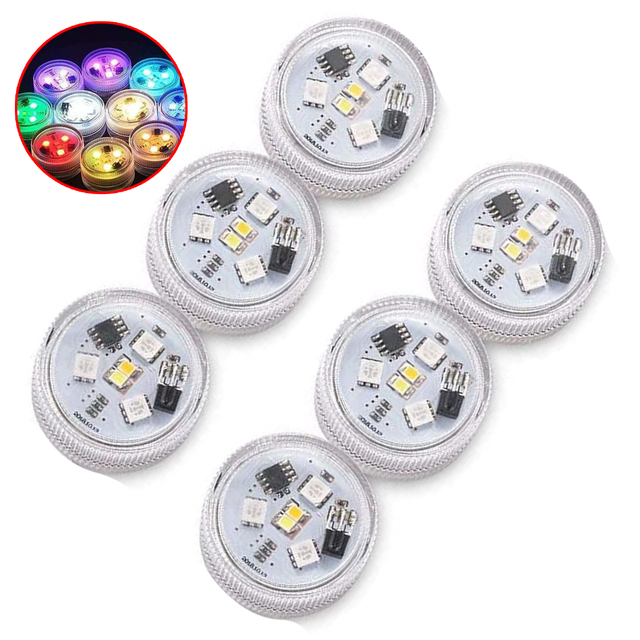 Multi-Color LED Round Light Modules for Party Supplies